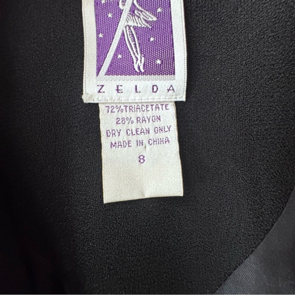 Black Military Style Women's Blazer - Picture 2 of 10